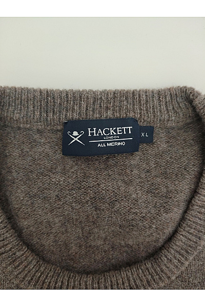 HACKETT Pánský vlněný pulovr s norským vzorem Velikost XL | HACKETT | obrázek 4