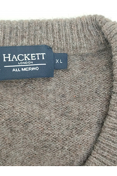 HACKETT Pánský vlněný pulovr s norským vzorem Velikost XL | HACKETT | obrázek 5
