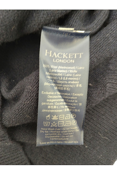 HACKETT Pánský vlněný pulovr s norským vzorem Velikost XL | HACKETT | obrázek 6