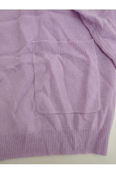 RODIER Fialový kašmírový pulovr oversized Vel. M | RODIER | obrázek 2