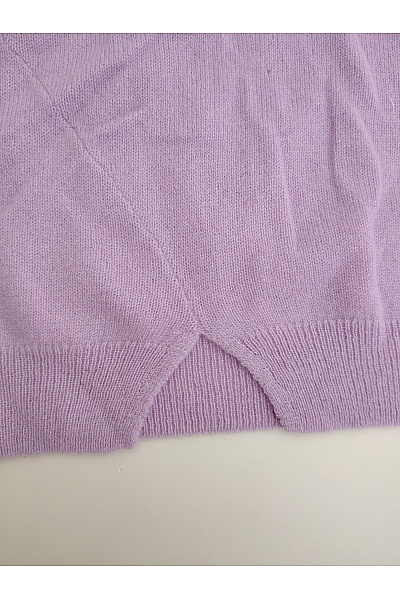 RODIER Fialový kašmírový pulovr oversized Vel. M | RODIER | obrázek 3