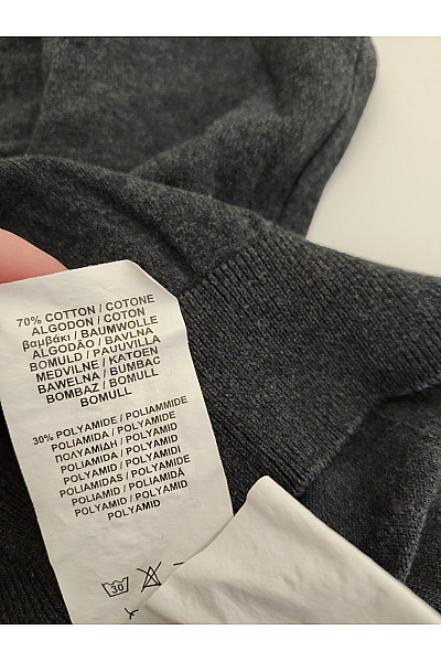 U.S.POLO ASSN. Pánský šedý bavlněný pulovr basic Velikost US Xl | U.S.POLO ASSN. | obrázek 7