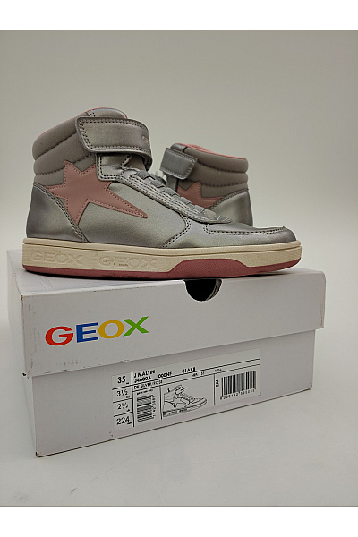GEOX tenisky J Kalispera Girl Stříbrné Velikost 35 | GEOX | obrázek 8