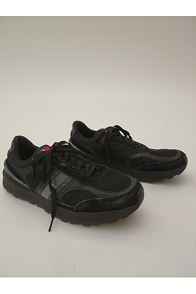 TOMMY HILFIGER Pánské tenisky Jeans Retro Runner Mesh Černé Velikost 43 | TOMMY HILFIGER | obrázek 2
