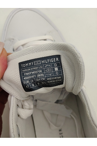 TOMMY HILFIGER Pánské tenisky Vulc Core Low Lth II Ess Bílé Velikost 42 | TOMMY HILFIGER | obrázek 8