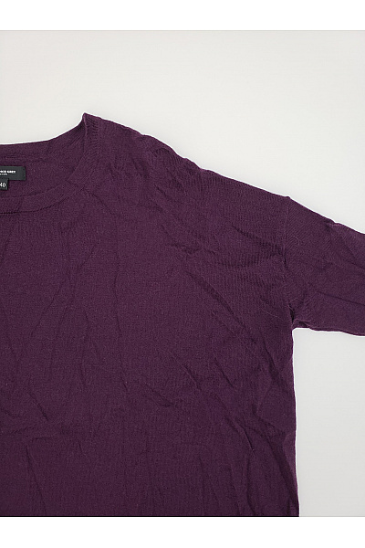 LAWRENCE GREY Fialový vlněný merino pulovr oversized Vel. 40 | LAWRENCE GREY | obrázek 5
