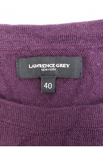 LAWRENCE GREY Fialový vlněný merino pulovr oversized Vel. 40 | LAWRENCE GREY | obrázek 7