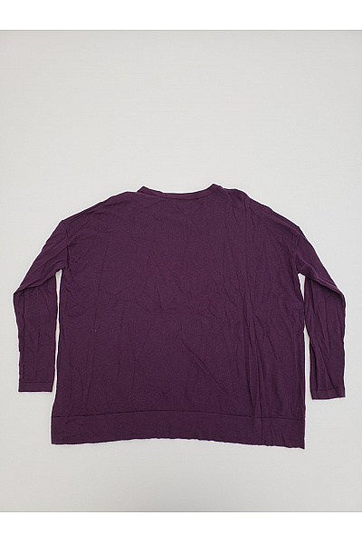 LAWRENCE GREY Fialový vlněný merino pulovr oversized Vel. 40 | LAWRENCE GREY | obrázek 8