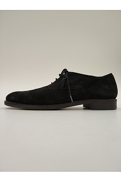 Pánské černé kožené semišové šněrovací polobotky elegantní Vel. EU 42 | Unimoda | obrázek 6