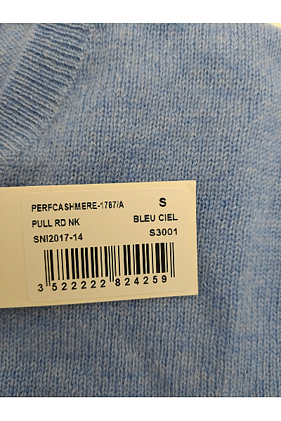 PERFECT CASHMERE Dámský modrý kašmírový pulovr basic Velikost S | PERFECT CASHMERE | obrázek 6