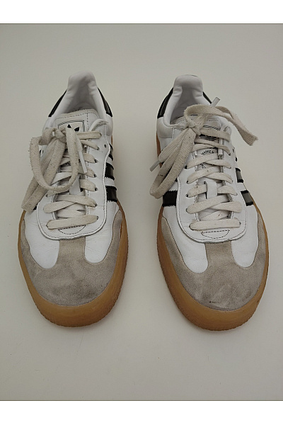 ADIDAS Pánské tenisky Sambae Bílé Velikost US 9.5 | ADIDAS | obrázek 4