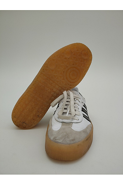 ADIDAS Pánské tenisky Sambae Bílé Velikost US 9.5 | ADIDAS | obrázek 8
