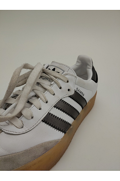 ADIDAS Pánské tenisky Sambae Bílé Velikost US 9.5 | ADIDAS | obrázek 9