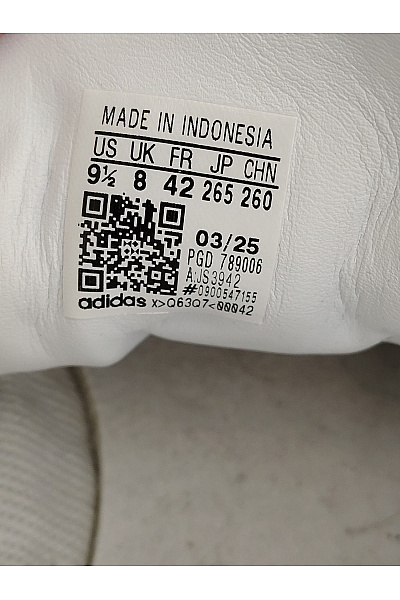 ADIDAS Pánské tenisky Sambae Bílé Velikost US 9.5 | ADIDAS | obrázek 10