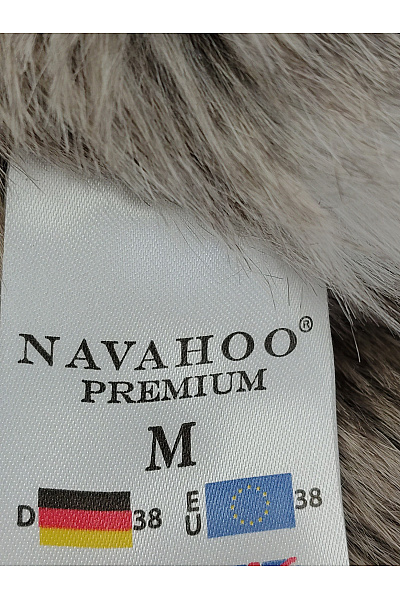 NAVAHOO Černá prošívaná zimní bunda s kapucí a kožíškem Vel. M | NAVAHOO | obrázek 7