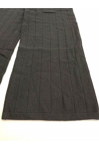 Max Mara Černé vlněné široké úpletové žebrované kalhoty Velikost S | Max Mara | obrázek 2