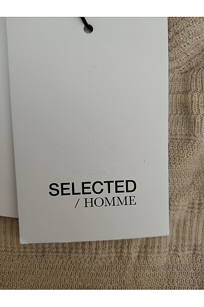 SELECTED Béžový vlněný propínací kardigan s límečkem Vel. L | SELECTED | obrázek 5