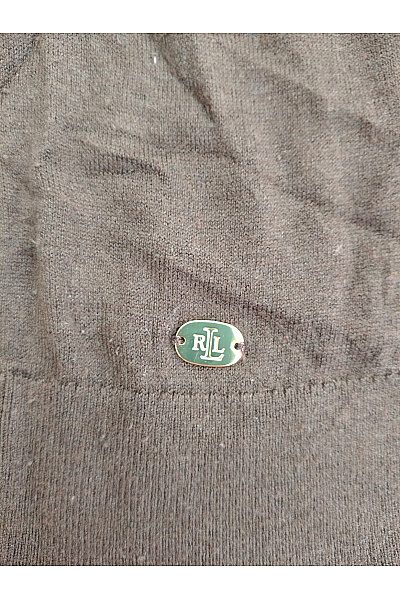 Ralph Lauren Dámské hnědé basic tričko s rolákem a dlouhým rukávem Vel. US S | Ralph Lauren | obrázek 2