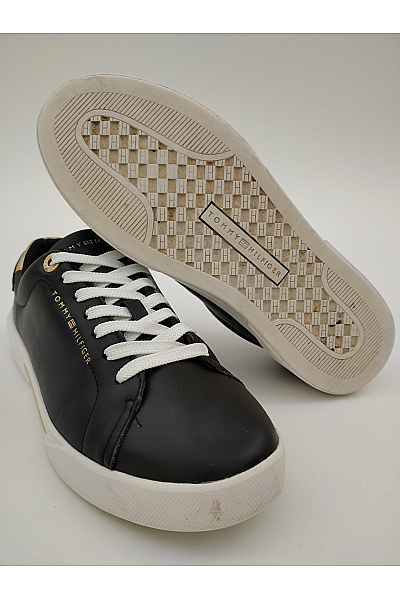 TOMMY HILFIGER tenisky Essential Th Gold Sneaker Černé Vel. EU 40 | TOMMY HILFIGER | obrázek 3