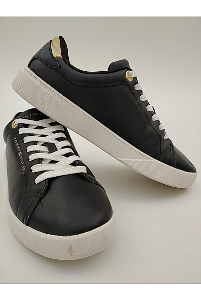 TOMMY HILFIGER tenisky Essential Th Gold Sneaker Černé Vel. EU 40 | TOMMY HILFIGER | obrázek 5