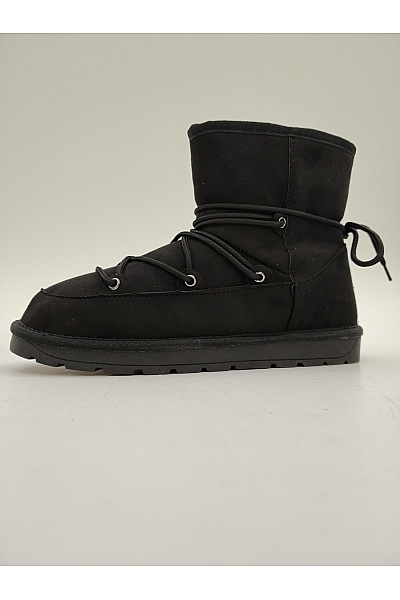 Island Boot Černé kotníkové válenky se šněrováním zimní Vel. 40 | Island Boot | obrázek 4