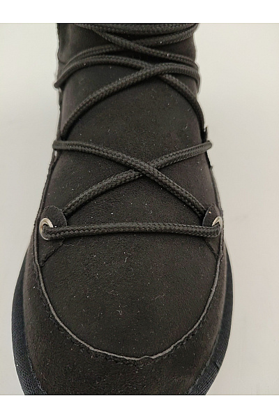 Island Boot Černé kotníkové válenky se šněrováním zimní Vel. 40 | Island Boot | obrázek 6