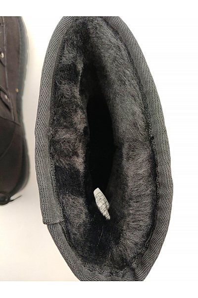 Island Boot Černé kotníkové válenky se šněrováním zimní Vel. 40 | Island Boot | obrázek 7