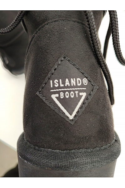 Island Boot Černé kotníkové válenky se šněrováním zimní Vel. 40 | Island Boot | obrázek 9
