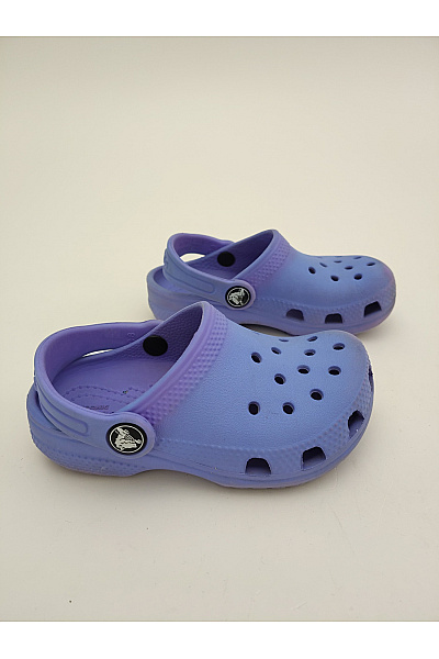 Crocs Dětské fialové nazouváky letní volnočasové Vel. US C8 | crocs | obrázek 2