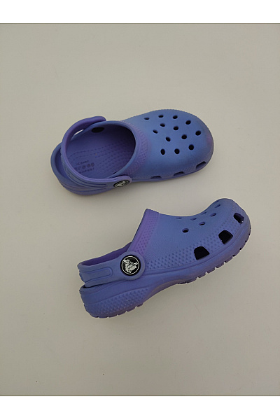 Crocs Dětské fialové nazouváky letní volnočasové Vel. US C8 | crocs | obrázek 3