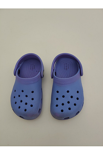 Crocs Dětské fialové nazouváky letní volnočasové Vel. US C8 | crocs | obrázek 6