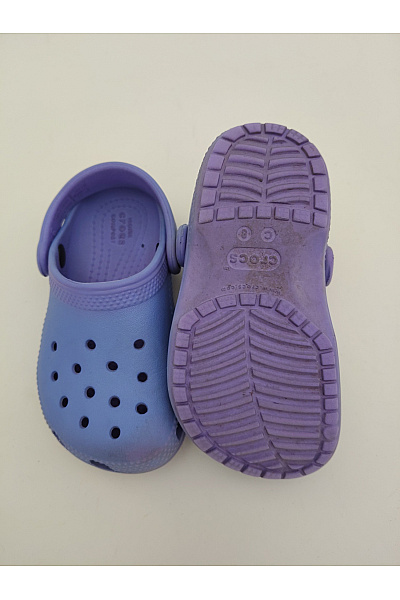 Crocs Dětské fialové nazouváky letní volnočasové Vel. US C8 | crocs | obrázek 7