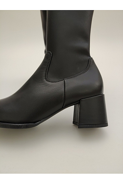 UNISA Dámské elegantní vysoké kozačky na podpatku zip Velikost EU 36 | UNISA | obrázek 4