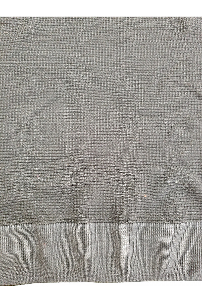 Pánský vlněný pulovr černý pletený basic Vel. M | Unimoda | obrázek 2