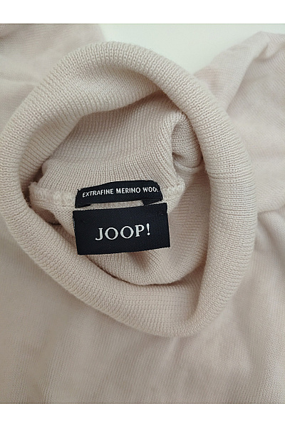 JOOP! Béžový vlněný pánský rolák basic Vel. M | JOOP! | obrázek 4