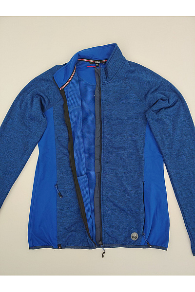 MAUL SPORTS Dámská modrá sportovní mikina na zip se stojáčkem Vel. EU 40 | MAUL SPORTS | obrázek 4