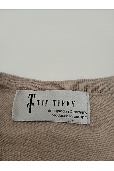 Tif Tiffy Béžové oversized pončo volné | Tif Tiffy | obrázek 4