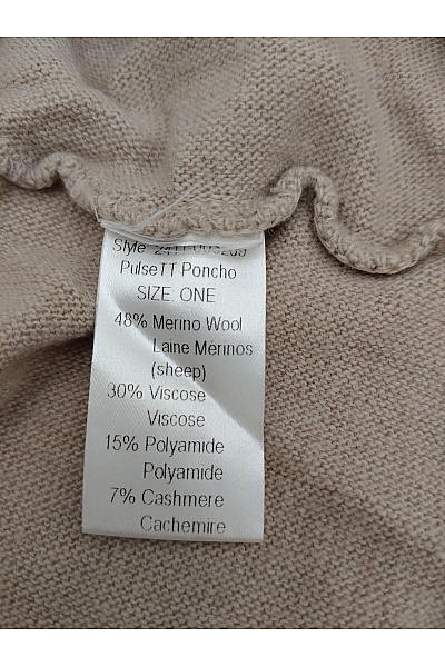 Tif Tiffy Béžové oversized pončo volné | Tif Tiffy | obrázek 6