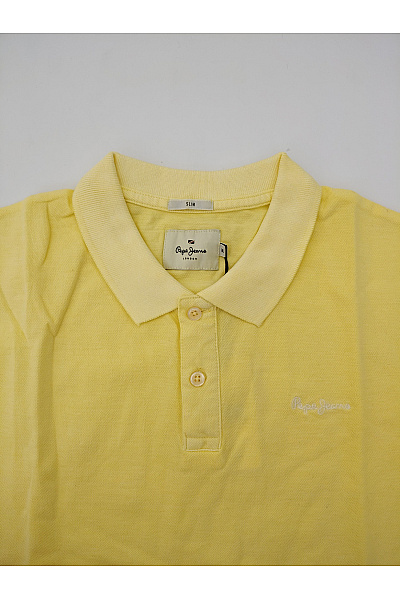 Pepe Jeans Žluté bavlněné pánské polo tričko s krátkým rukávem a knoflíky Velikost XL | Pepe Jeans | obrázek 7