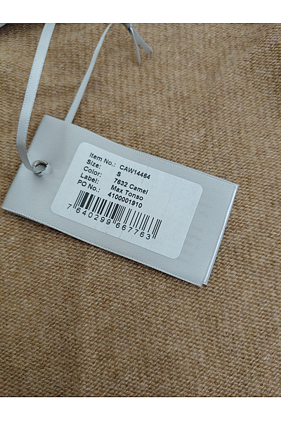 MAX TONSO CASHMERE Dámský kašmírový kardigan dlouhý hnědý pletený Velikost S | MAX TONSO CASHMERE | obrázek 5