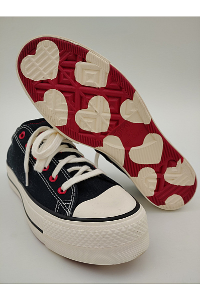 CONVERSE tenisky Chuck Taylor All Star Lift Platform Hearts (A19059C) Černé Velikost 40 | CONVERSE | obrázek 3