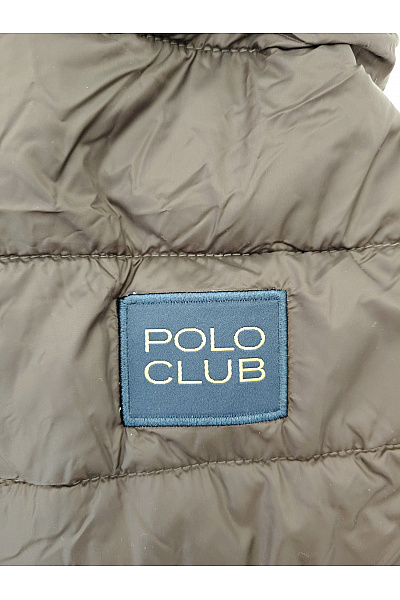 POLO CLUB Černá prošívaná přechodná bunda se zipem Velikost XL | POLO CLUB | obrázek 10