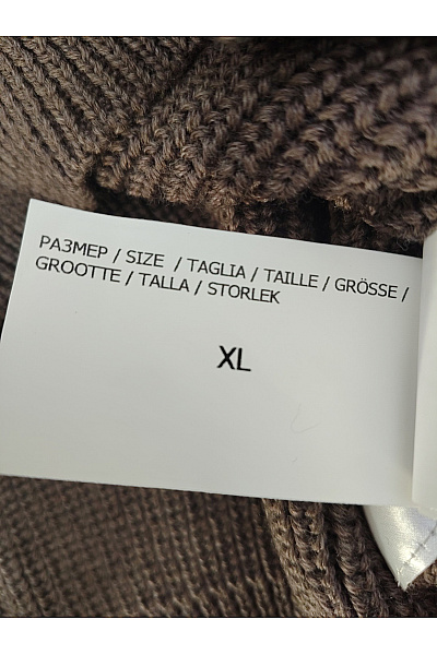 Woolrich Hnědý vlněný žebrovaný rolák Vel. XL | Woolrich | obrázek 4