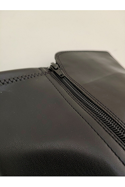 TAMARIS Černé kožené kozačky na zip podzimní zimní Velikost EU 40 | TAMARIS | obrázek 8