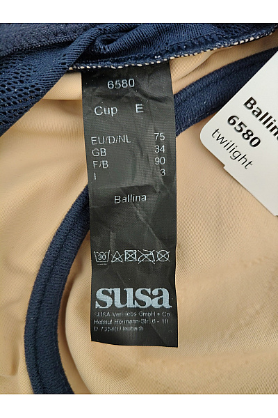 Susa Luxusní krajkové body s kosticemi Velikost EU 75E | susa | obrázek 11