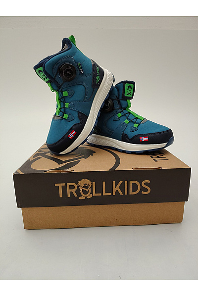 TROLLKIDS Dětské kotníkové zimní nepromokavé outdoorové boty Vel. EU 28 | TROLLKIDS | obrázek 9