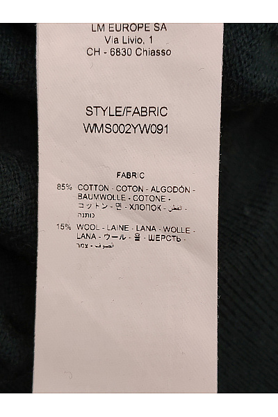 La Martina Zelený pánský pletený pulovr basic Velikost 3XL | La Martina | obrázek 6