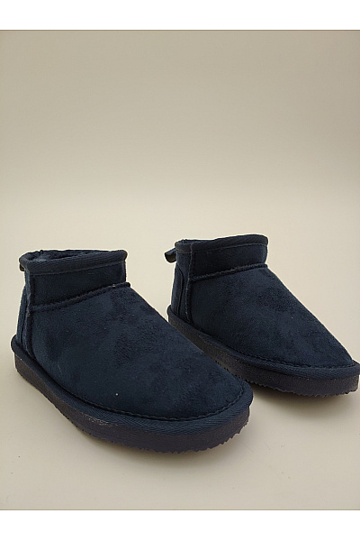 Island Boot Dětské Modré Kotníkové Válenky S Kožíškem Vel. 31