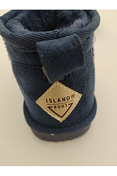Island Boot Dětské modré kotníkové válenky s kožíškem Vel. 31 | Island Boot | obrázek 7