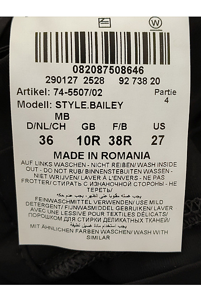 BRAX Černé elegantní bermudy s kapsami Vel. DE 36 | BRAX | obrázek 9